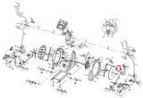 AFG Vision Horizon Fitness Elliptical Crank Cover End Cap 001424-BA - hydrafitnessparts