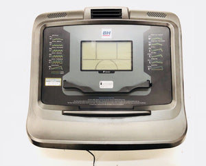 BH Fitness - S5Ti Treadmill Upper Display Console Panel Board & Overlay - fitnesspartsrepair