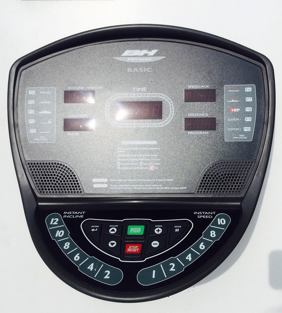 BH Fitness T8 Basic Sport Treadmill Display Console Panel - fitnesspartsrepair