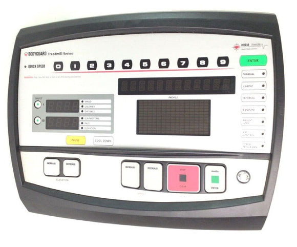 Bodyguard Fitness T320 F96712200 Treadmill Display Console Panel 615516HLE - hydrafitnessparts