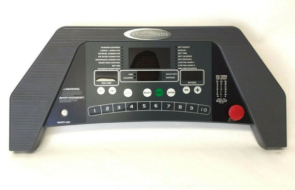 Bodysolid Endurance T-10 Treadmill Display Console Panel 9530061-180501965 - fitnesspartsrepair