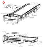 Bowflex 22 - T22 Treadmill Motor Hood Shroud Cover 8024054 - hydrafitnessparts
