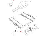 Bowflex Nautilus Residential TC10 TC100 TC5 Treadmill Left Belt Guide 003-5668 - hydrafitnessparts