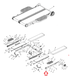 Bowflex TC1000 TC3000 TC5000 Treadmill Left Outer Treadle Skin KK-2472 - fitnesspartsrepair