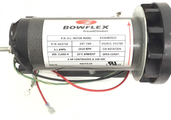 Bowflex Treadclimber TC3000 Treadmill DC Drive Motor S3364B3623 KK2716 - fitnesspartsrepair