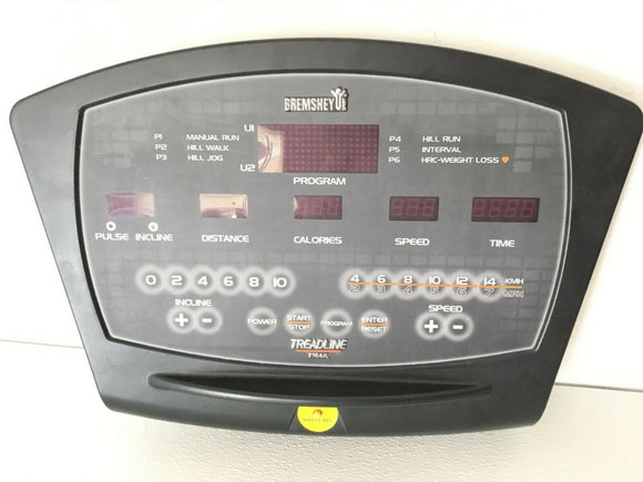 Bremshey TR Trail Treadmill Display Console Panel - fitnesspartsrepair