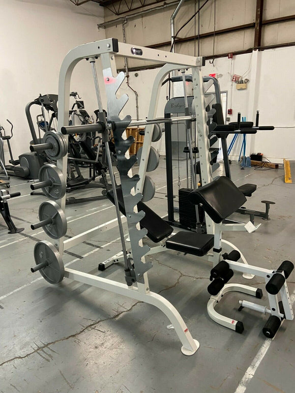 Commercial Grade Smith Machine + Freeweight Squat Rack Combination Home Gym - hydrafitnessparts
