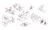 Concept 2 Model D E W PM5 Rower Left Foot Pedal Plate with Pad 1055 & 1063 - hydrafitnessparts