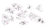 Concept 2 Model D W PM5 Monitor Indoor Rower Rear Leg with Feet 2847 - hydrafitnessparts