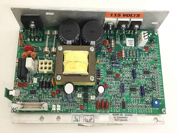 Controller Board med5t-3e with Speed Sensor 00342900 Works with True Fitness 540ZT 550CI Treadmill - fitnesspartsrepair