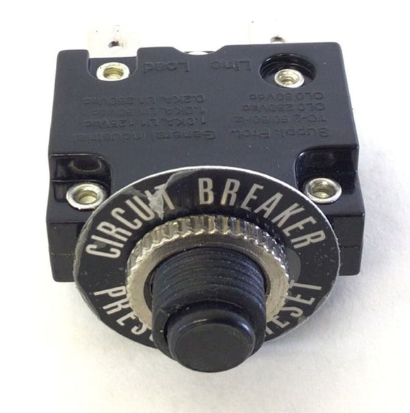 Cybex 360A 362A Arc Trainer Elliptical Press Button Circuit Breaker KEF-22041 - hydrafitnessparts