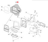 Cybex 360A 362A Elliptical Display Console with Backshell Includes KAD-22048 - hydrafitnessparts