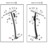 Cybex 360A 362A Elliptical Front Linkage Arm Pin KHP-20912 - hydrafitnessparts