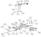 Cybex 515T 530T 520T 500T 450T Treadmill Hex Head Bolt 3/8"-24-2" HS-60021 - hydrafitnessparts