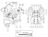 Cybex 525R 625R 770R Recumbent Bike Wheel Tension Adjuster Plate FS-18023 - hydrafitnessparts
