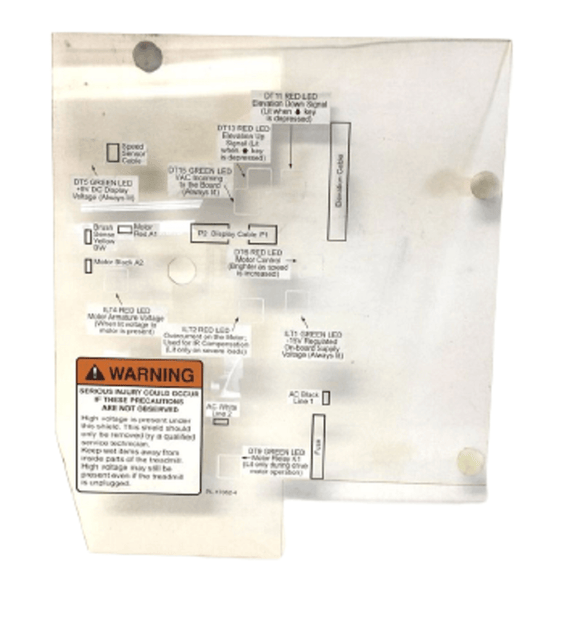 Cybex 530T 520T 550T 500T 450T Treadmill Lower Motor Controller Cover PL-17052-4 - hydrafitnessparts