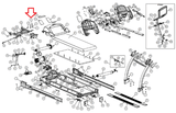 Cybex 530T 520T 550T 515T 500T 450T Treadmill Screw Bolt 5/16"-18x2" HS-16849 - hydrafitnessparts