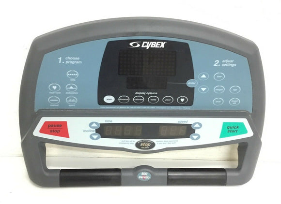 Cybex 600T Treadmill Display Console Panel AD-61564 PL-05150 - fitnesspartsrepair