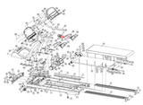 Cybex 600T Treadmill Right Junction Cover PL-15567 - hydrafitnessparts