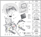 Cybex 625 790T 770T E3-01 04 10 07 09 05 04 Treadmill E-Stop Housing PL-22763 - hydrafitnessparts