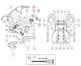 Cybex 625R 770R 525R Recumbent Bike Top Heart Rate Grip AX-19669G - hydrafitnessparts