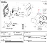 Cybex 625R-LED -E3- E3-05 Recumbent Bike Display Console Assembly KPL-24229 - hydrafitnessparts