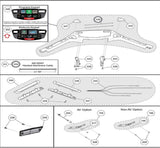 Cybex 625T - LED - 04 Treadmill English Handset Kit KPL-23533-4 - hydrafitnessparts