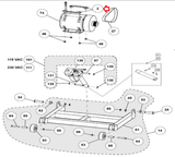 Cybex 750T 751T 770T 790T 525T 625T 650T Treadmill Motor Mount Bracket AF-20052 - hydrafitnessparts