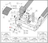 Cybex 770T-GO-05 03 04 09 10 790T 625T Treadmill Snap Fit Inlet EH-22691 - hydrafitnessparts