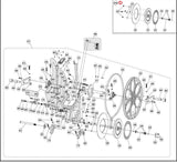 Cybex Arc Trainer 350A 360A 362A Elliptical Flywheel Set Assembly SK-20330 - hydrafitnessparts