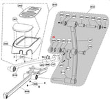 Cybex Arc Trainer 360A 362A Elliptical Rear Pedal Linkage Arm Bushing KHB-20914 - hydrafitnessparts