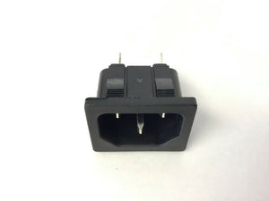 Cybex Cyclone - 530S Upright Stepper Power Cord Entry Input Socket - fitnesspartsrepair