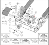 Cybex E3 770T 770R LED 770C 790T 650T Treadmill Right Fan Duct PL-22648 - hydrafitnessparts