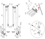 Cybex Strength System Decal Plate 80-100 DE000007 - hydrafitnessparts