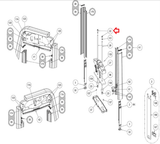 Cybex Strength System Guide Rod Cap 12210-347 - hydrafitnessparts