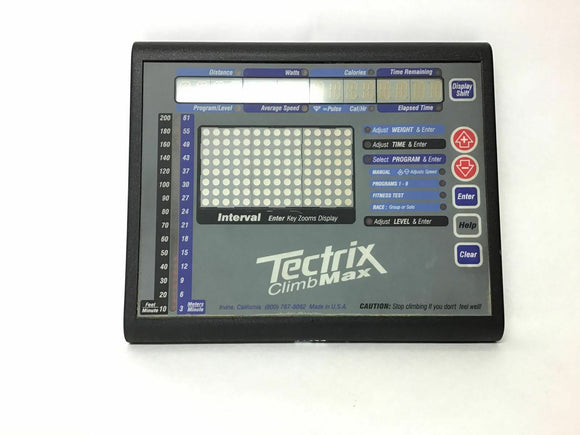 Cybex Tectrix 4000 Climbmax Stepper Step Machine Display Console Penal 050594 - fitnesspartsrepair