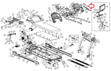 Cybex Treadmill Book Holder Tab PL-17686 - hydrafitnessparts