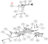 Cybex Treadmill Incline Lift Elevation Motor Actuator MFR-V05748BC76U MR-16412 - hydrafitnessparts