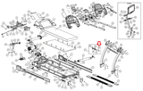 Cybex Treadmill Rear Roller Bolt 1/2"-13x5.95" HS-15480 - hydrafitnessparts