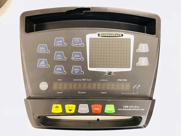 Diamondback Display Console 22-11-304 Works 1100R 1100U Upright Recumbent Bike - fitnesspartsrepair