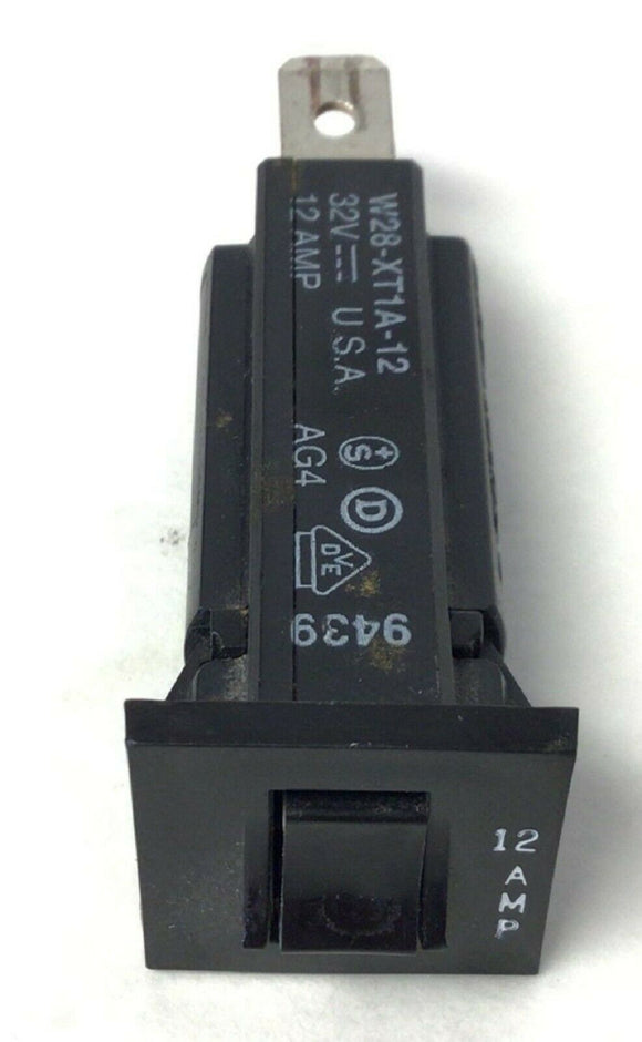 DP Courier Roadmaster Treadmill Power Entry Circuit Breaker 12A DPC-12A12ACB - hydrafitnessparts