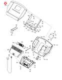 Epic A35T EPTL141120 Treadmill Display Console Panel P02-0544 or 365442 - fitnesspartsrepair