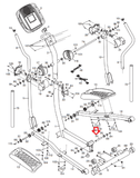 Epic FreeMotion Image NordicTrack Proform Elliptical Frame Base Axle 228078 - hydrafitnessparts