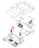 Epic Freemotion Weider Lifestyler Weslo Treadmill Hood Mounting Bracket 230979 - hydrafitnessparts