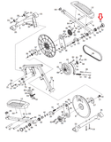 Epic Gold's Gym Healthrider Proform Weslo Elliptical Adjustment Knob 222504 - fitnesspartsrepair