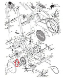 Epic HealthRider Image Proform Weslo Elliptical Flywheel Assembly 181503 - fitnesspartsrepair