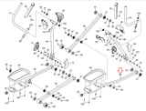 Epic Nordictrack Proform Elliptical Right Foot Pedal Arm 316822 - hydrafitnessparts