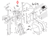 Epic NordicTrack ProForm Reebok Elliptical Console Main Wire Harness 206845 - fitnesspartsrepair