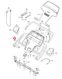 Epic Proform 705 CT 695 LT 705 Trainer Treadmill Console Base Cover 284681 - fitnesspartsrepair