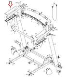 Epic Proform NordicTrack Treadmill Left Top Handrail 349981 - fitnesspartsrepair